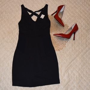 Express Bodycon dress NWT New Cross back